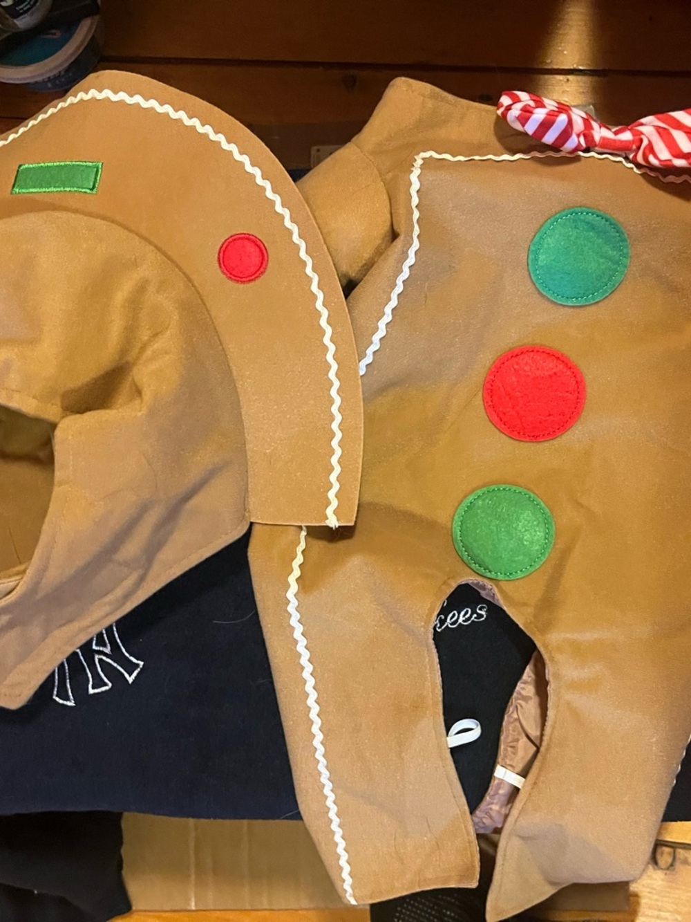 Gingerbread Pet Costume Set - Brown